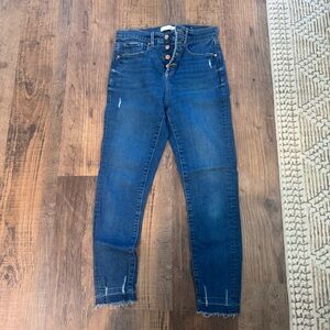 LOFT high waist skinny crop